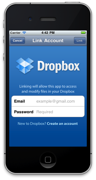 dropbox login